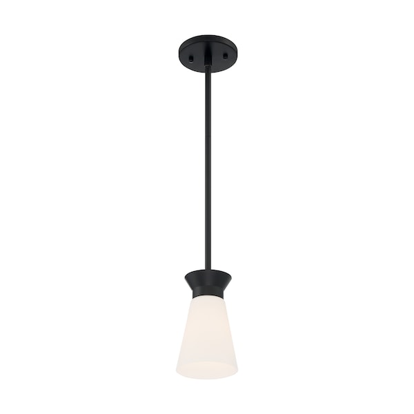 Fixure, Pendant, 1-Light, Incandescent, 60W, 120V, A19, Medium Base, Height: 7.13